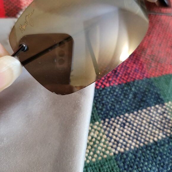 Maui Jim Frigate MP-BG Rimless Titanium Polarized Sunglasses Brown Lens Japan - Picture 5 of 8